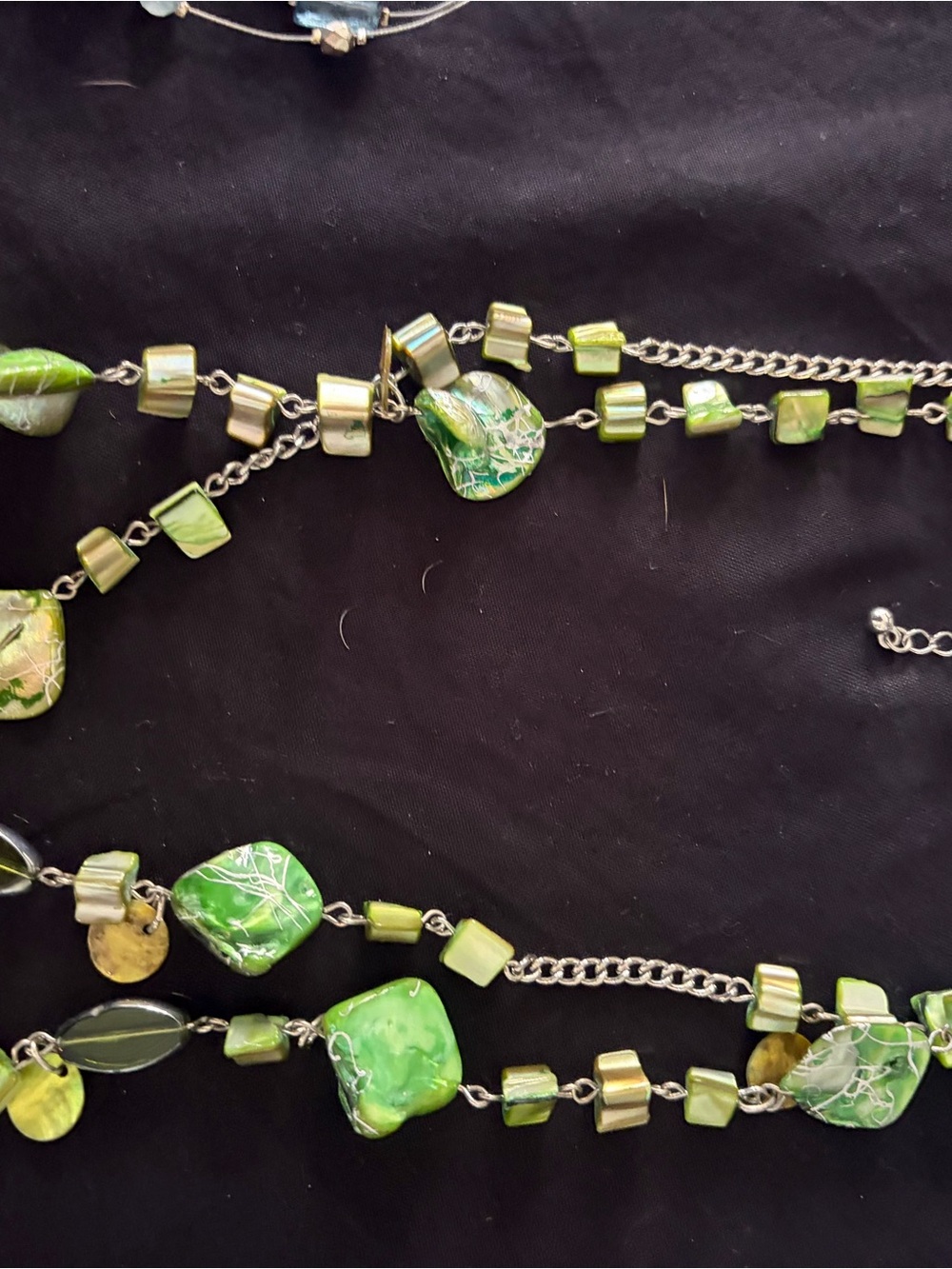 🦋 Y2K FAIRYCORE GREEN JEWELRY LOT 🍃✨ - Picture 14 of 16